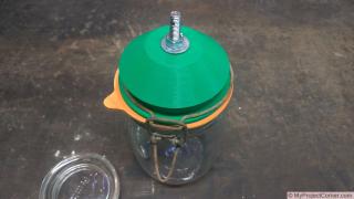 3d printed jar fly trap