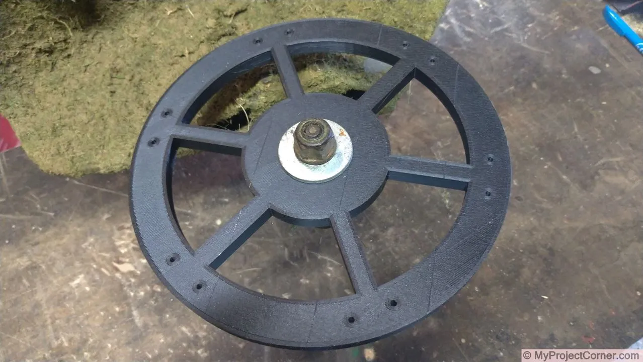 Escarificador impreso en 3D montado en el estrangulador