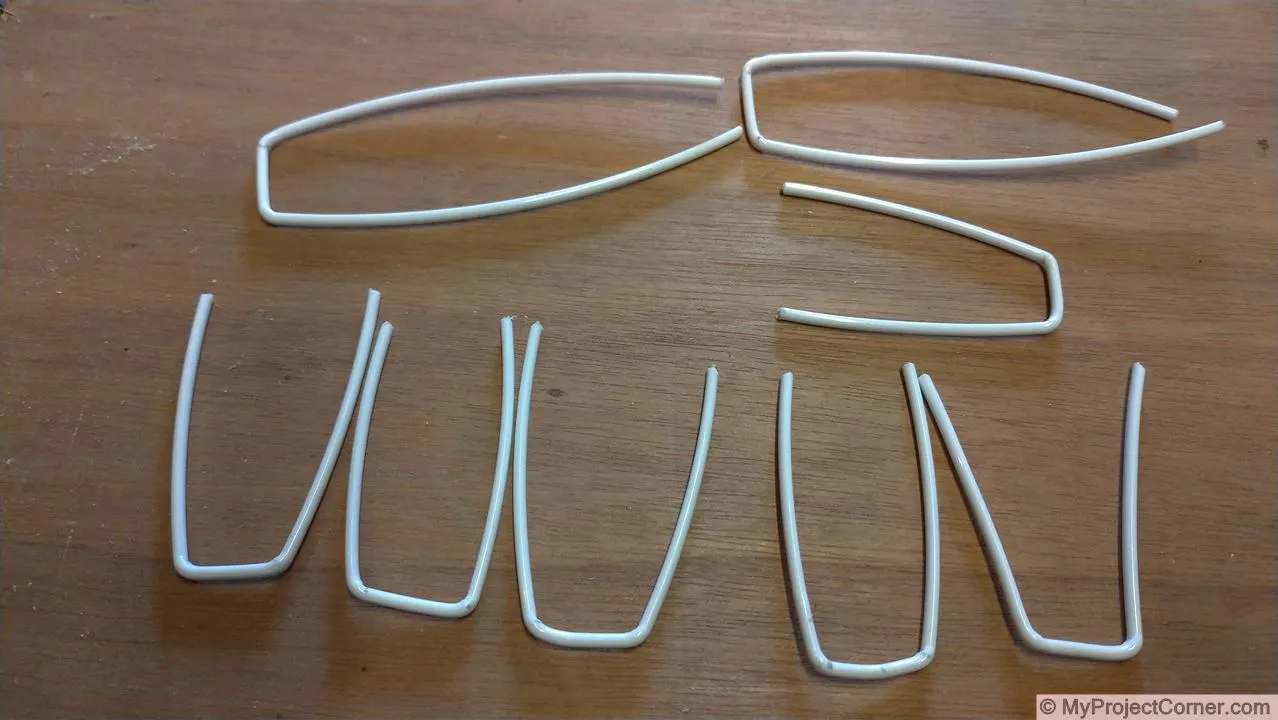 formando el alambre de poliéster a la medida para el escarificador