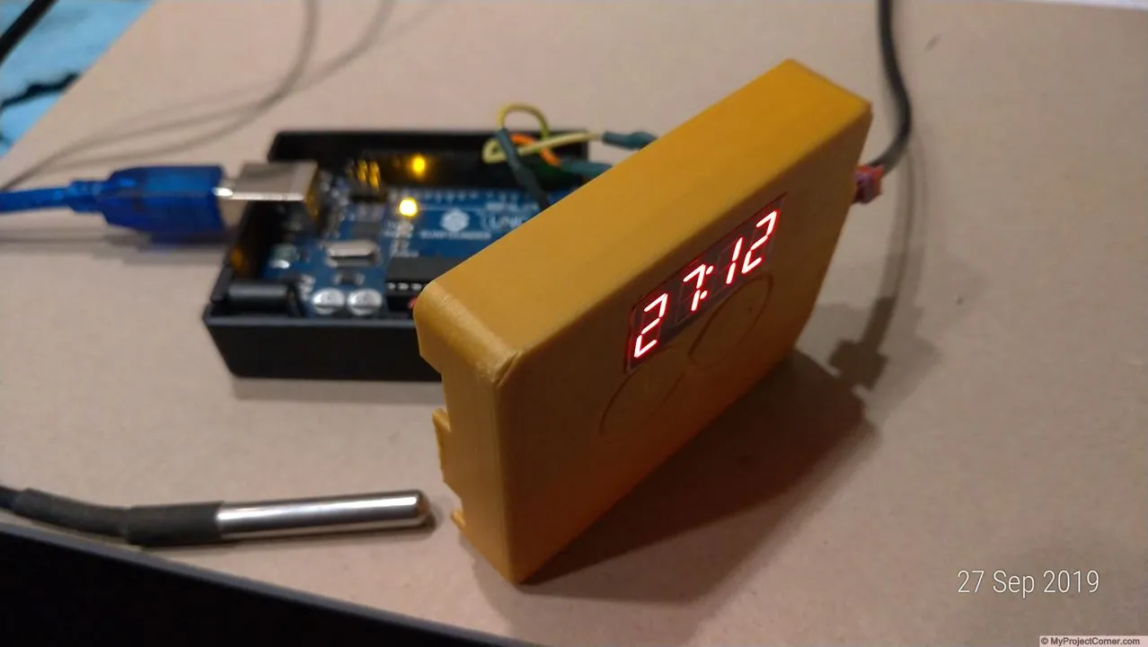 Finished arduino temperature and timer