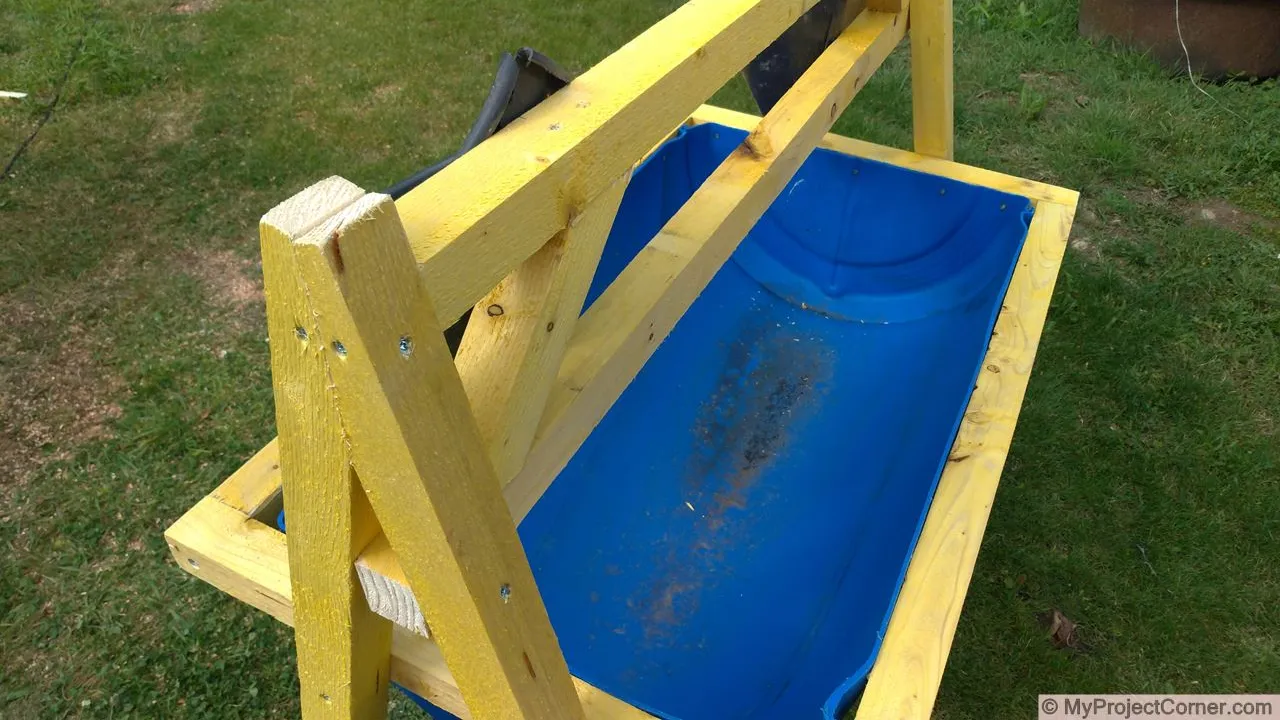 Les cadres de contreventement pour l'abattage des poulets