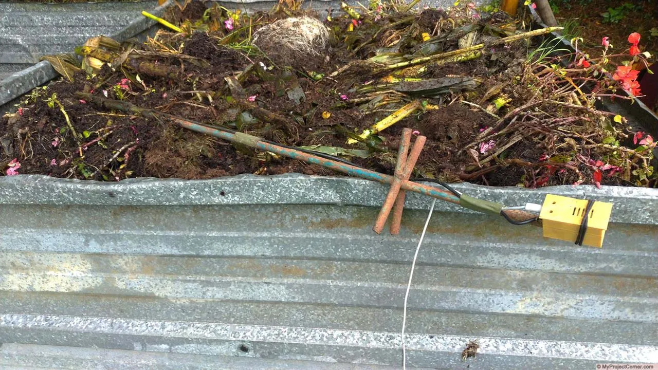 Midiendo la temperatura del abono con el sensor ESP8266