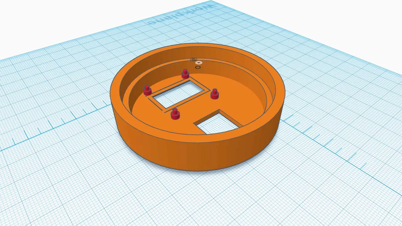 3d model of cover for temperature and humidity sensor