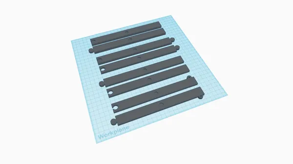 Colgador Modular de Carteles - Impreso en 3D