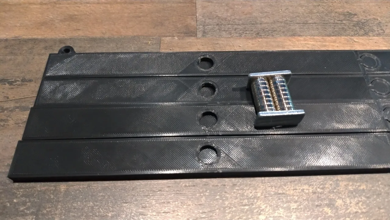 Prêt à insérer les aimants