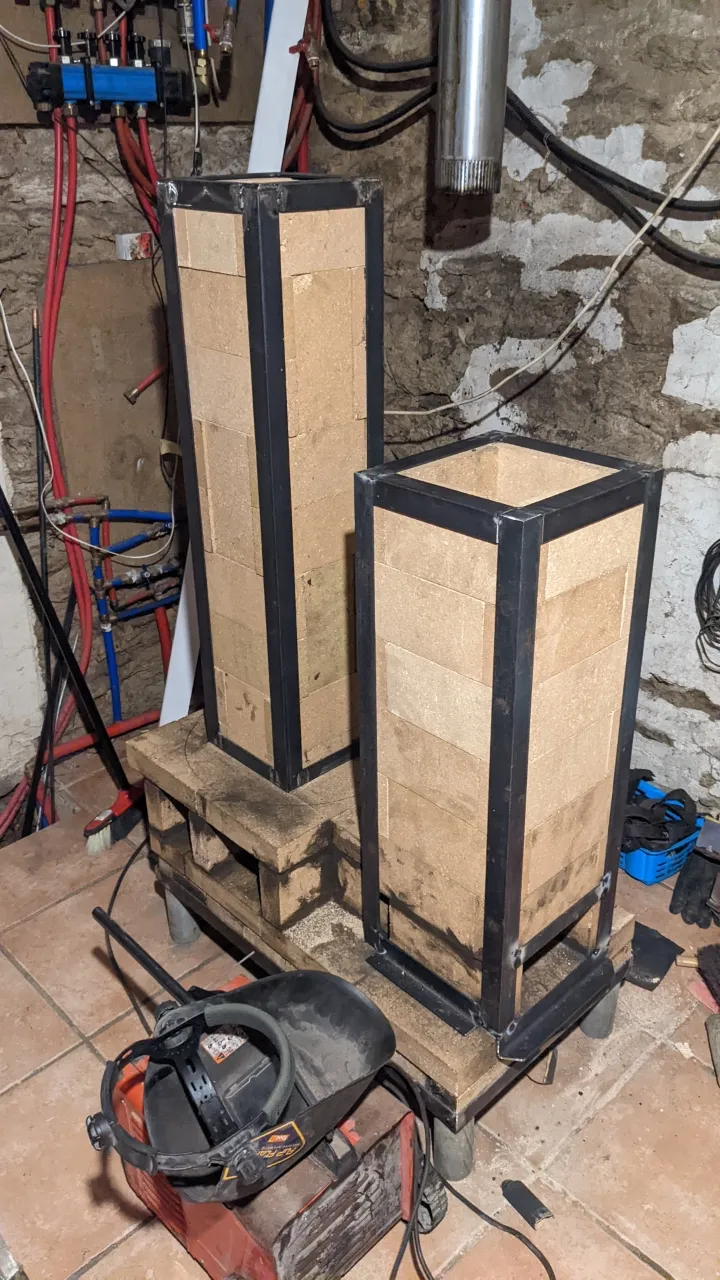 Fin de la soudure de l'armature