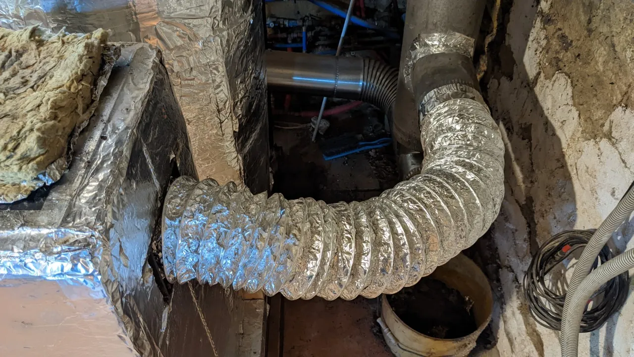 entrée d'air tube d'alimentation flexible