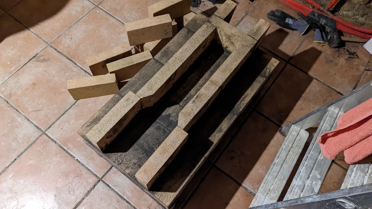 Poêle à fusée troisième couche