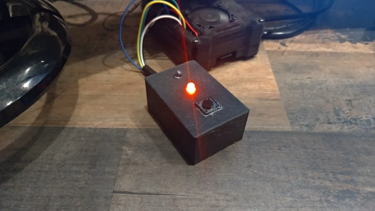 L'enregistreur de temps Raspberry Pi terminé fonctionne