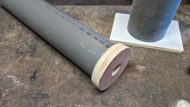 making the press for paper and sawdust logs