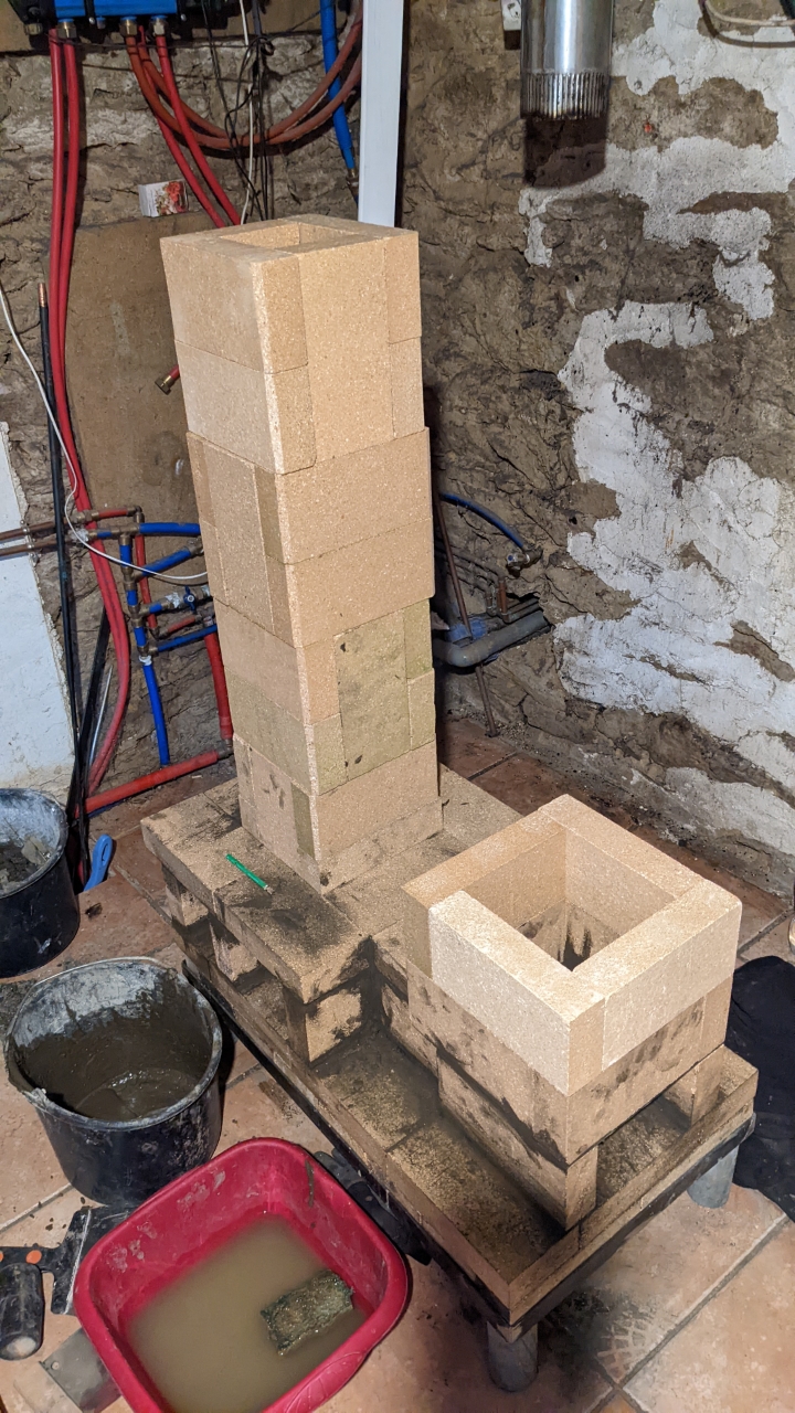 building the chimney riser