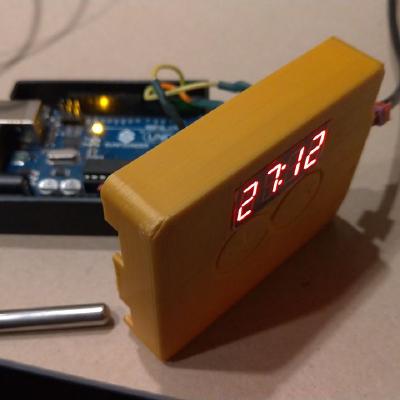 Unidad de temperatura y cronómetro con Arduino