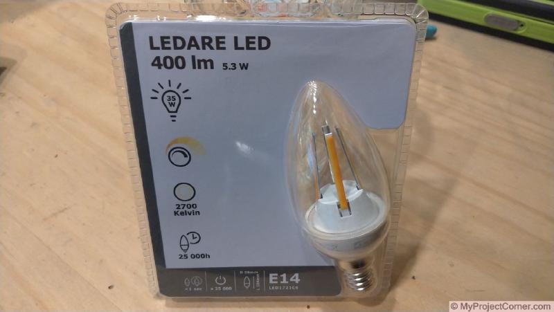 LED Bulb From Ikea