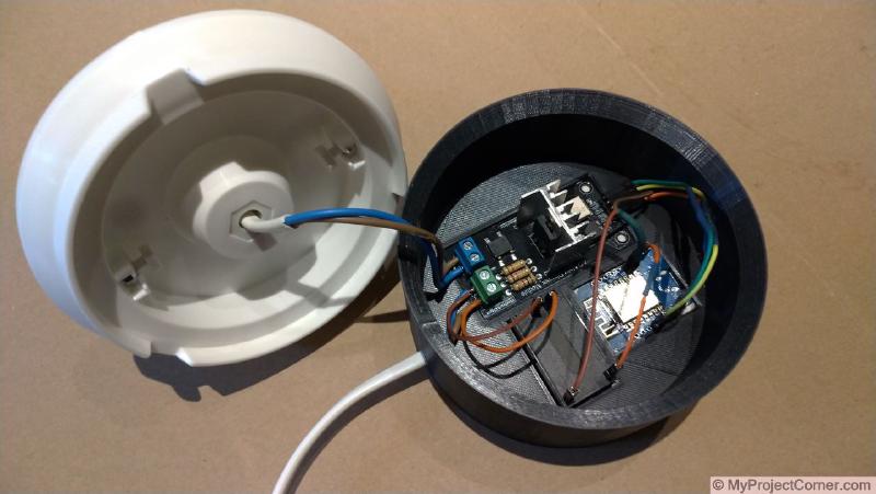 Sunrise Alarm Lamp finished wiring
