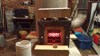 Gravity Feed Pellet Rocket Stove