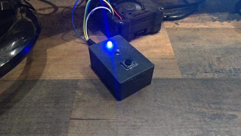 La grabadora de tiempo de Raspberry pi terminada