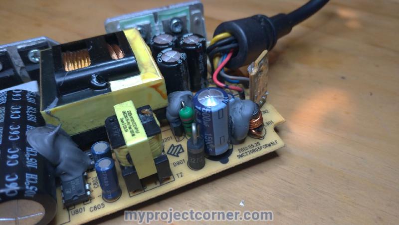 Ready to un-solder capacitor on the xbox one psu